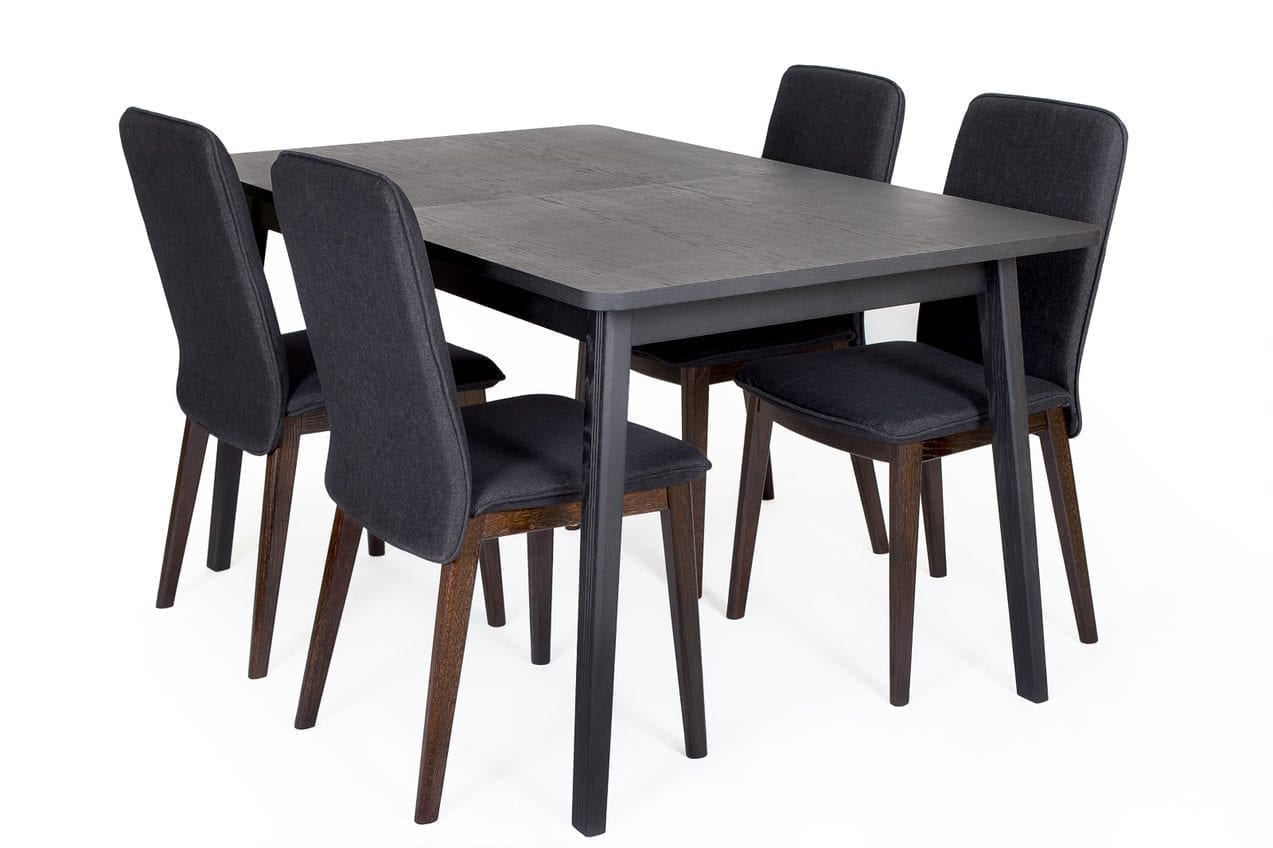 Skagen pöytä, jatkettava 140(180) x 90 cm, musta - Image 11