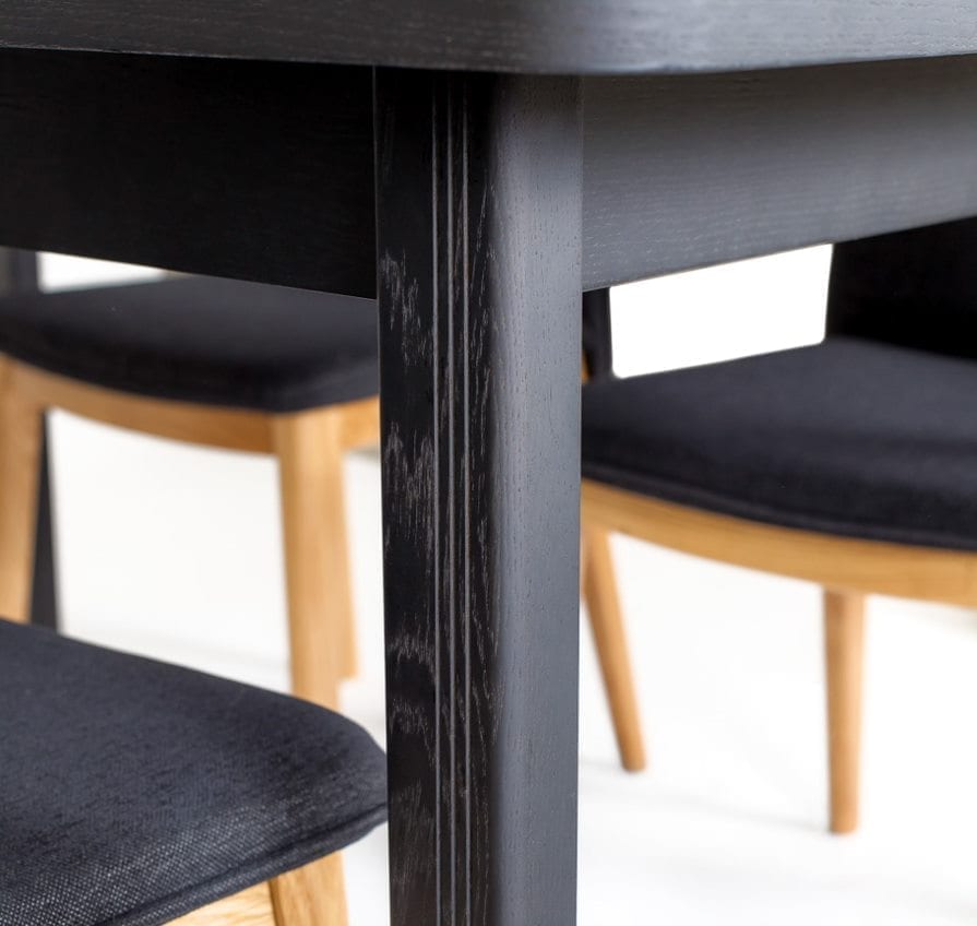 Skagen pöytä, jatkettava 140(180) x 90 cm, musta - Image 9