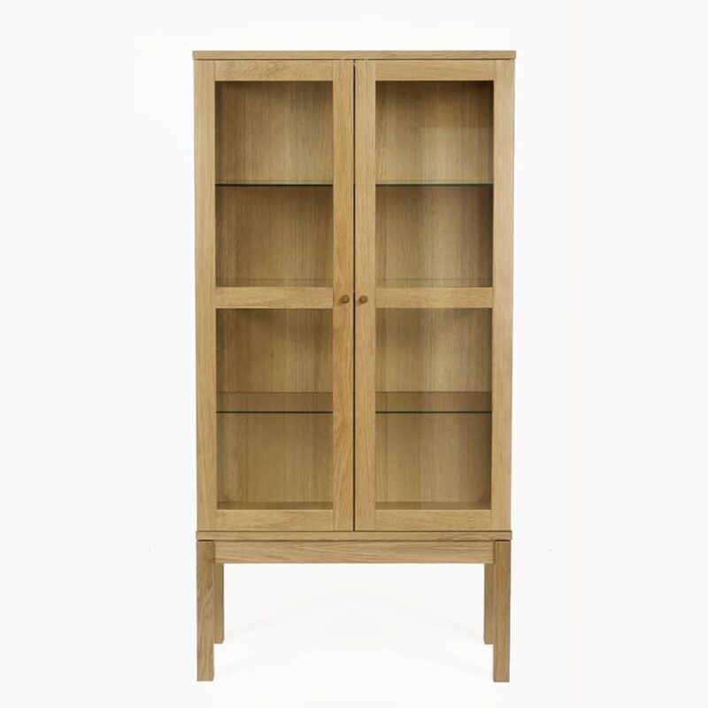 AbbeyWood vitriinikaappi, Woodman, happyhomestore.fi