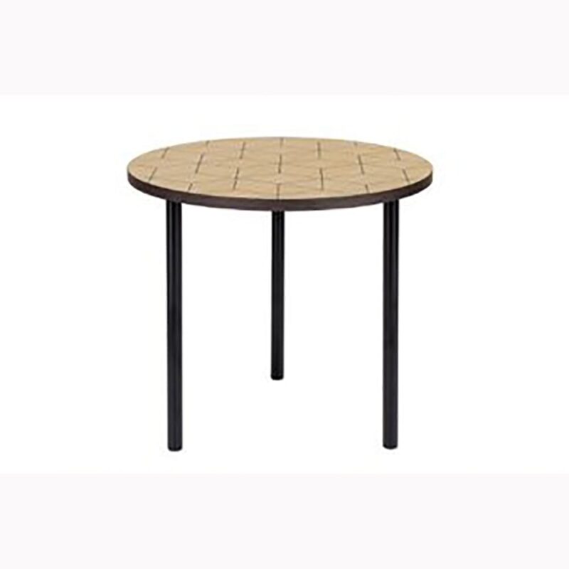 Arty 50 sivupöytä, halk. 50 ja kork. 45 cm, tammi/metallijalat, Woodman, happyhomestore.fi