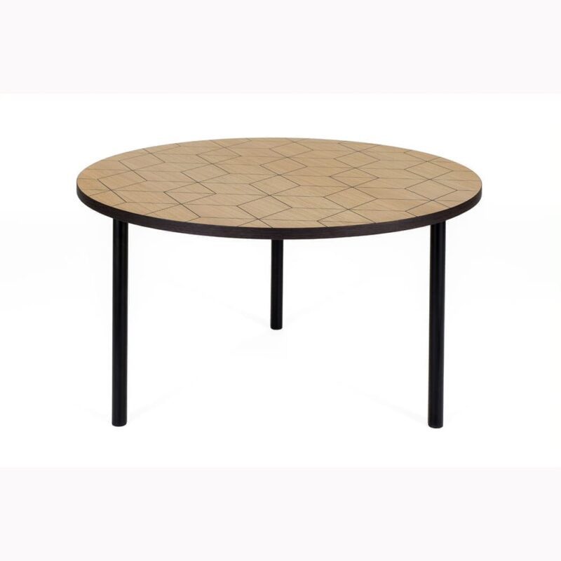 Arty 70 sohvapöytä, lev. 70cm ja kork. 40 cm, tammi/metallijalat, Woodman, happyhomestore.fi