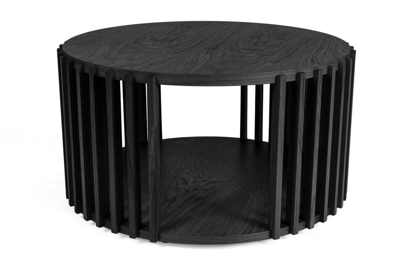 Drum sohvapöytä, musta - Image 3
