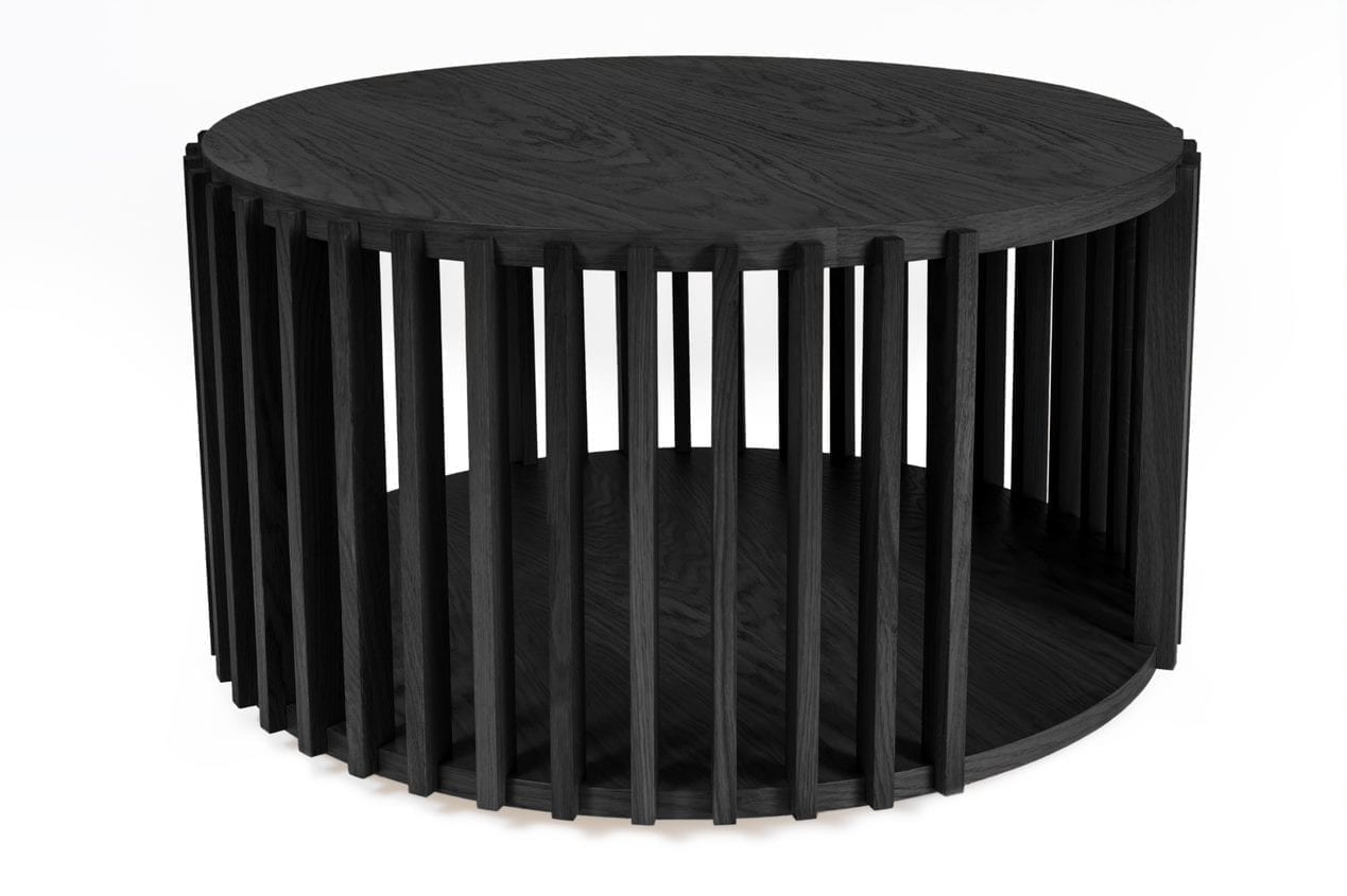 Drum sohvapöytä, musta - Image 2