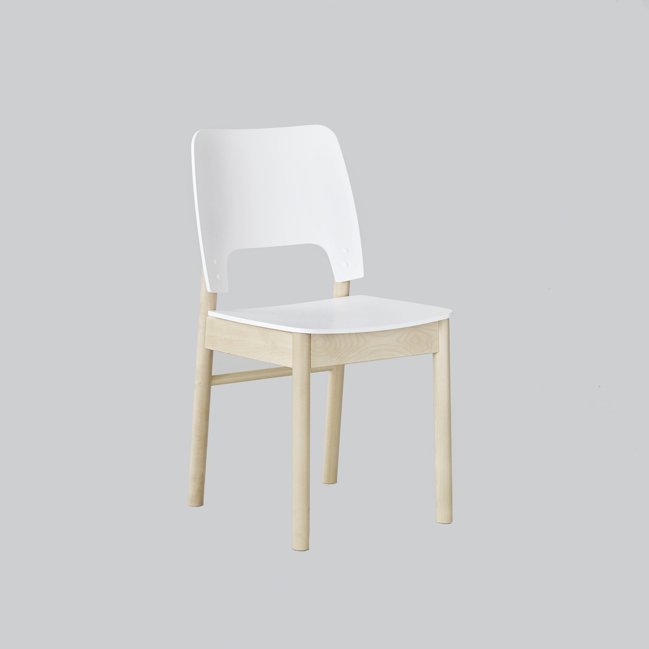 Pisara tuoli, koivu/valkoinen - Image 3