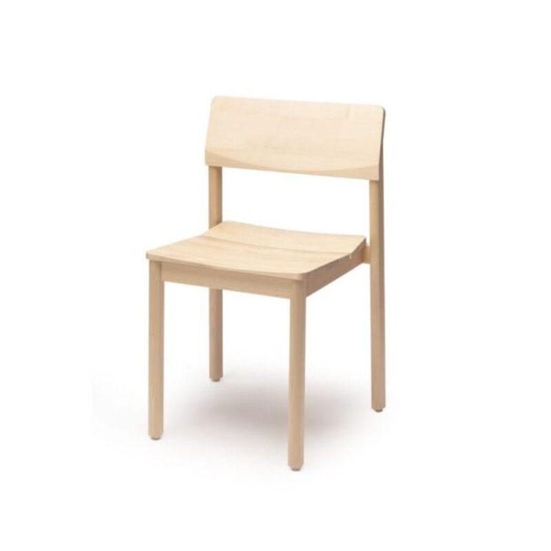 Railo-tuoli, lakattu koivu, Juho Pasila design, Puulon.