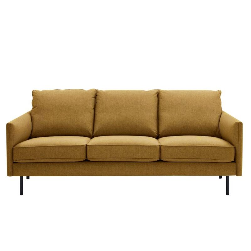 Helsinge sohva, 180 cm, keltainen