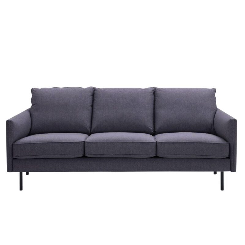 Helsinge sohva, 180 cm, tumman harmaa