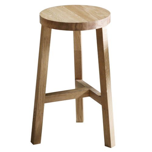 Lonna baarijakkara, halkaisija 34 cm, korkeus 66 cm, tammea, valmistaja: Made by Choice.