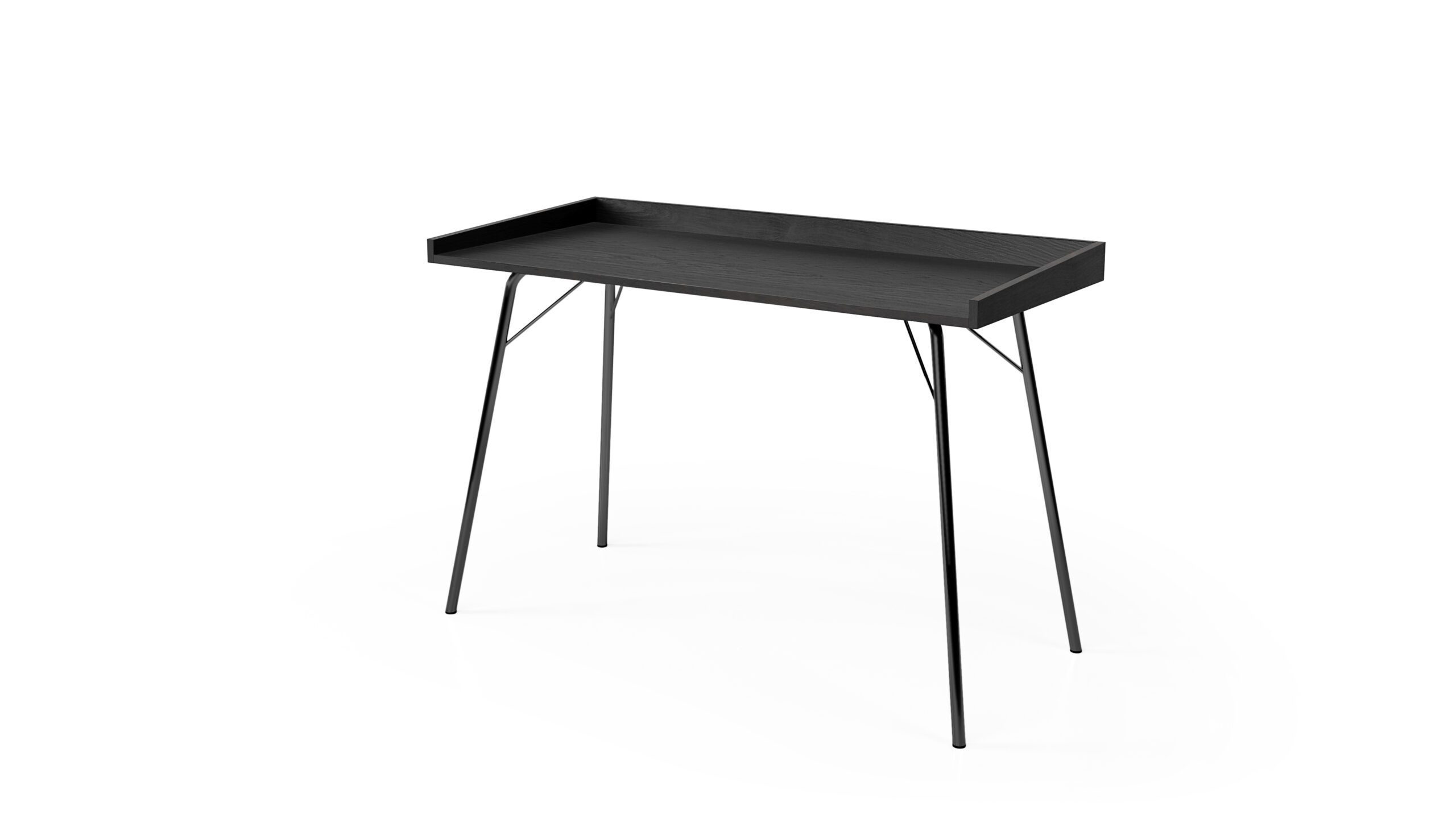 Rayburn työpöytä, musta tammi / musta - Image 2