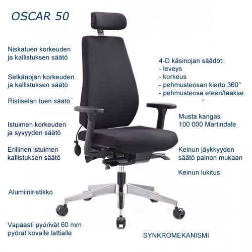 Oscar 50 työtuoli - Image 3