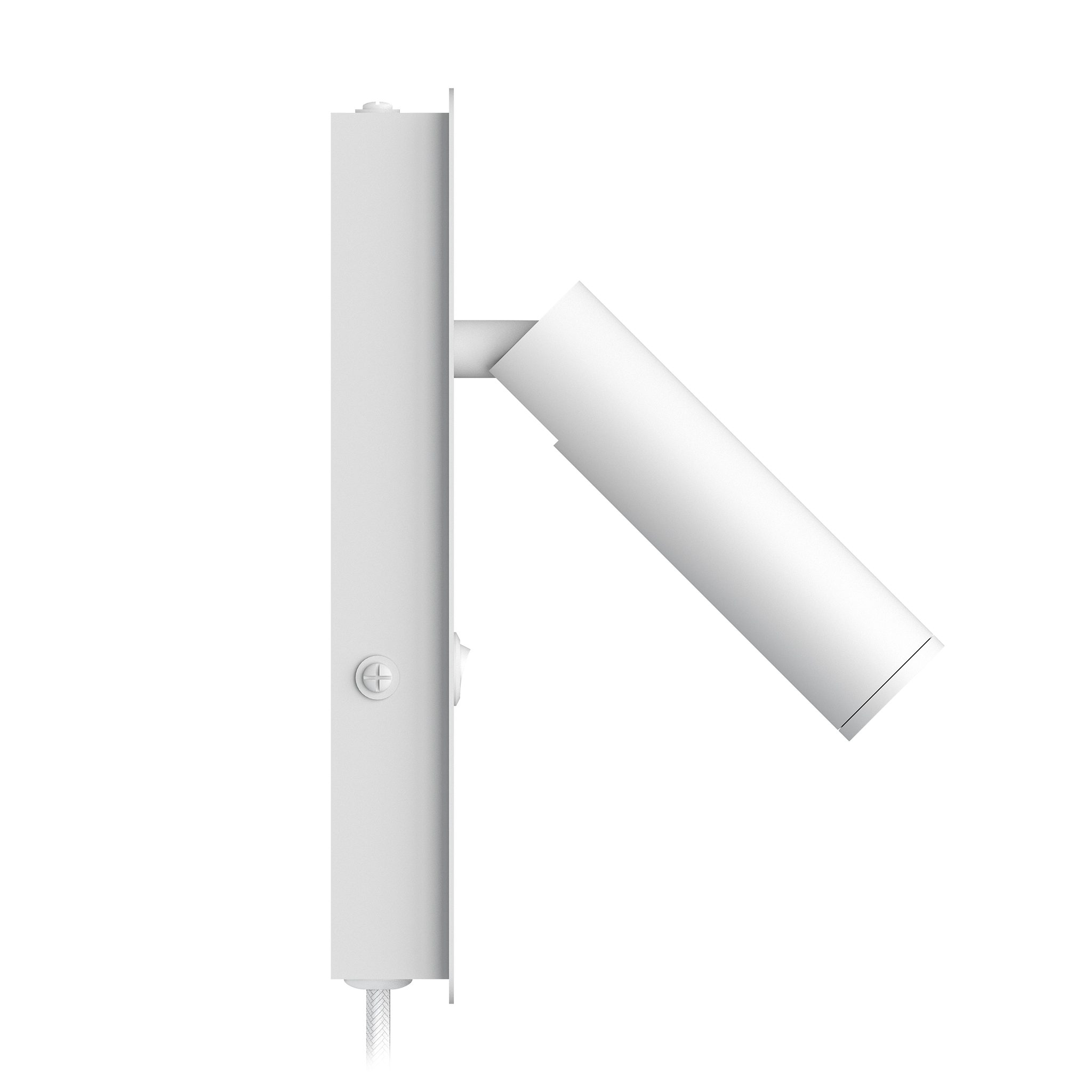 Valaisin Grönlund - Gent USB-A+C Surface -seinävalaisin, valkoinen - Image 6